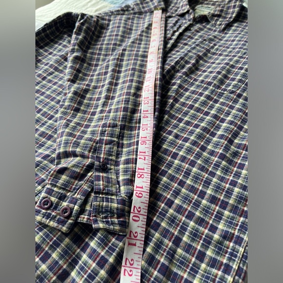90s Northern Reflections Womens Oversized Plaid Grunge Button Up Shirt Medium - Picture 9 of 9